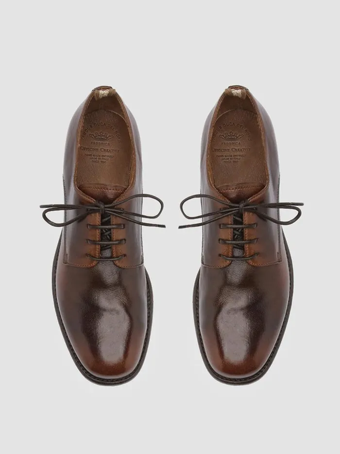 Officine Creative Derbies and Oxfords CALIXTE 001 TMoro Brown Leather Derby Shoes 8211 Women Officine Creative Derbies and Oxfords CALIXTE 001 TMoro Brown Leather Derby Shoes 8211 Women