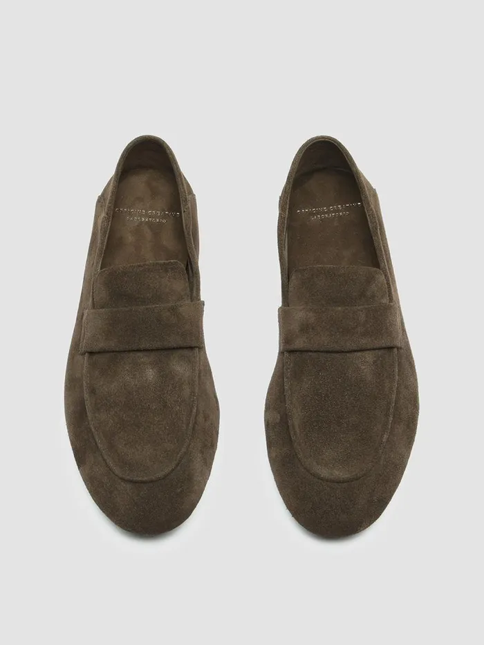 Officine Creative Loafers CSIDE 001 Testa Di Moro Brown Suede Loafers 8211 Men