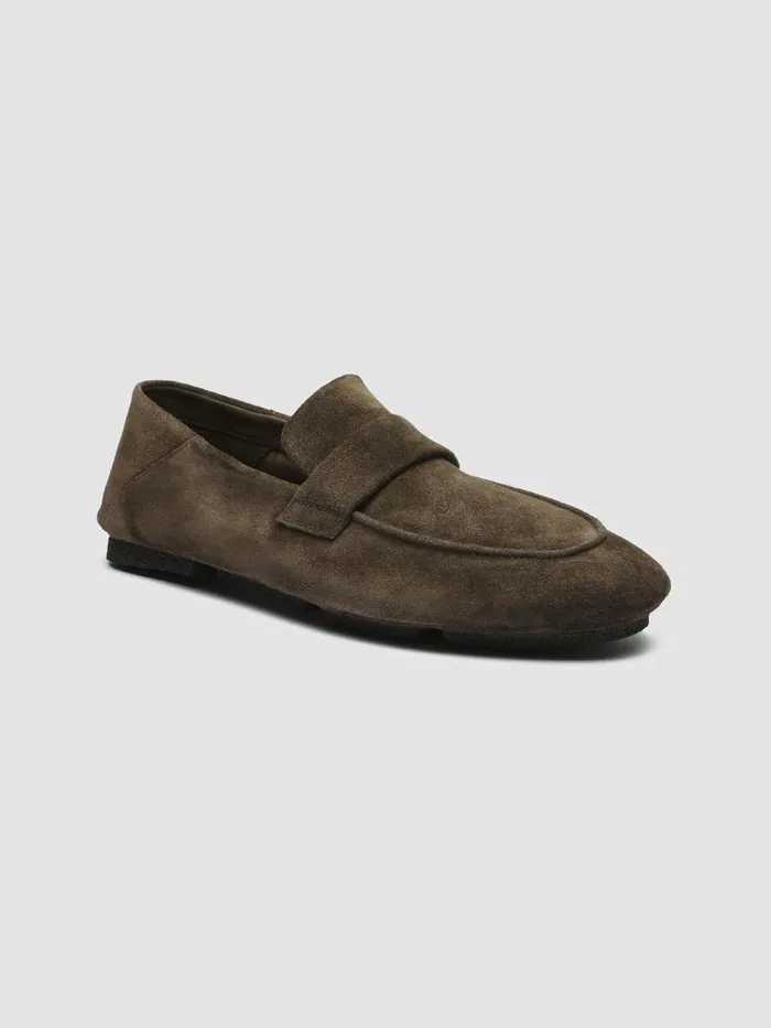 Officine Creative Loafers CSIDE 001 Testa Di Moro Brown Suede Loafers 8211 Men