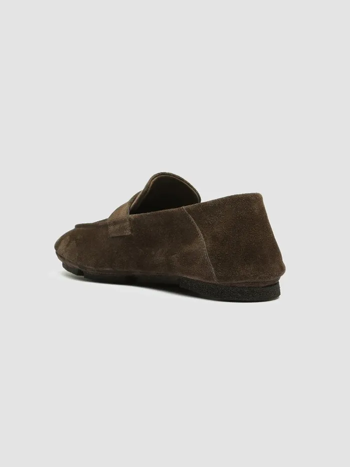 Officine Creative Loafers CSIDE 001 Testa Di Moro Brown Suede Loafers 8211 Men