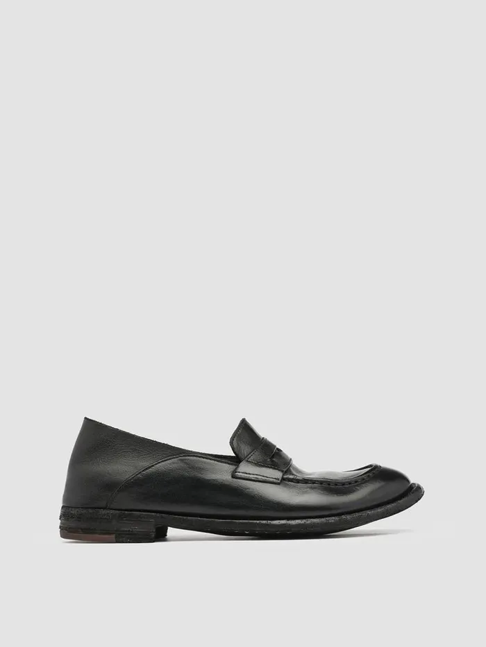 Officine Creative Loafers LEXIKON 516 Nero Black Leather Loafers 8211 Women