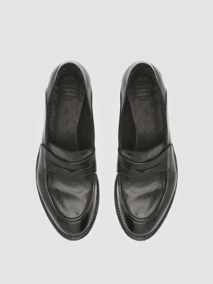 Officine Creative Loafers LEXIKON 516 Nero Black Leather Loafers 8211 Women