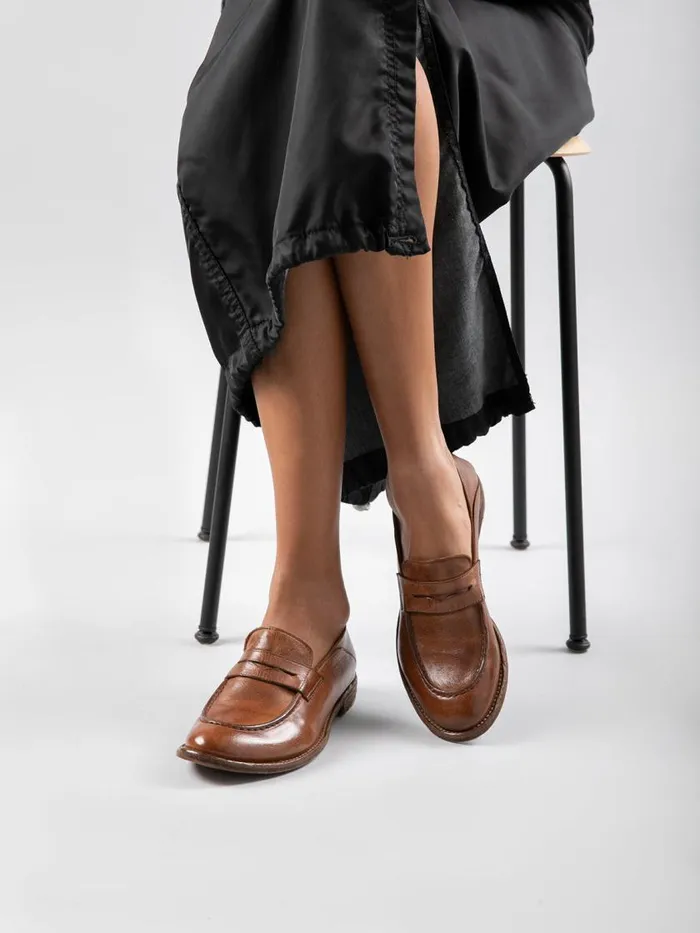 Officine Creative Loafers LEXIKON 516 Nero Black Leather Loafers 8211 Women