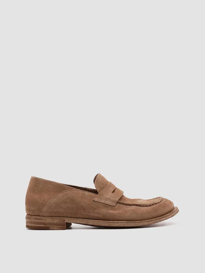 Officine Creative Loafers LEXIKON 516 Toasted Brown Suede Loafers 8211 Women