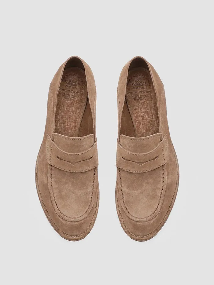 Officine Creative Loafers LEXIKON 516 Toasted Brown Suede Loafers 8211 Women Officine Creative Loafers LEXIKON 516 Toasted Brown Suede Loafers 8211 Women