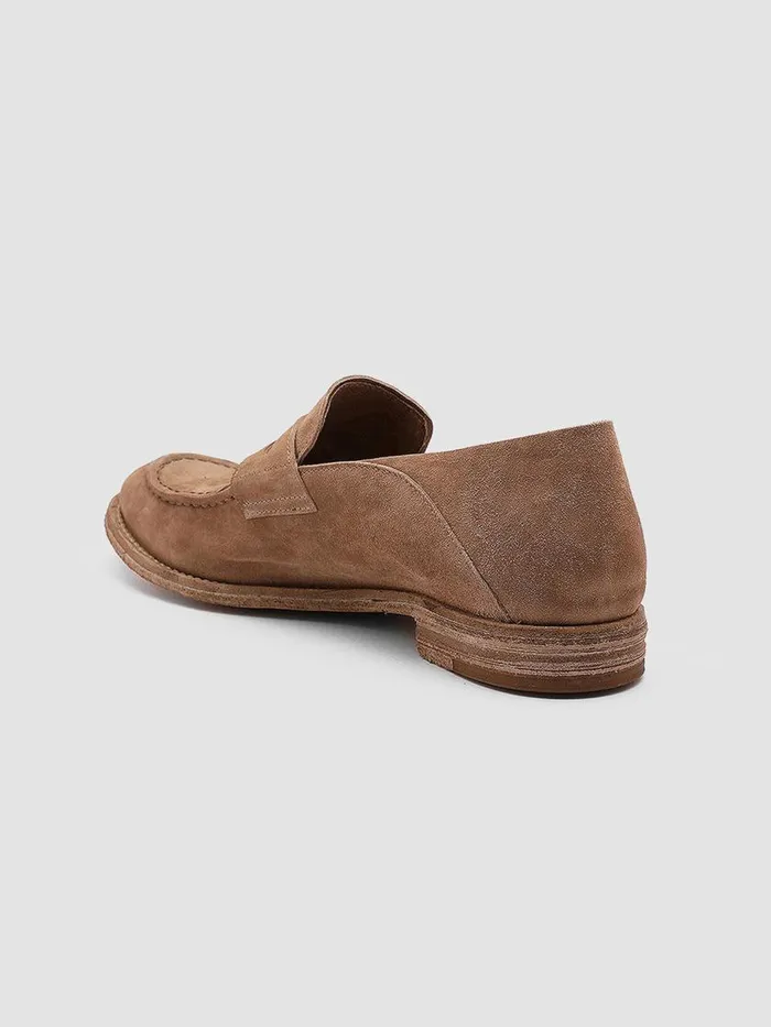 Officine Creative Loafers LEXIKON 516 Toasted Brown Suede Loafers 8211 Women Officine Creative Loafers LEXIKON 516 Toasted Brown Suede Loafers 8211 Women