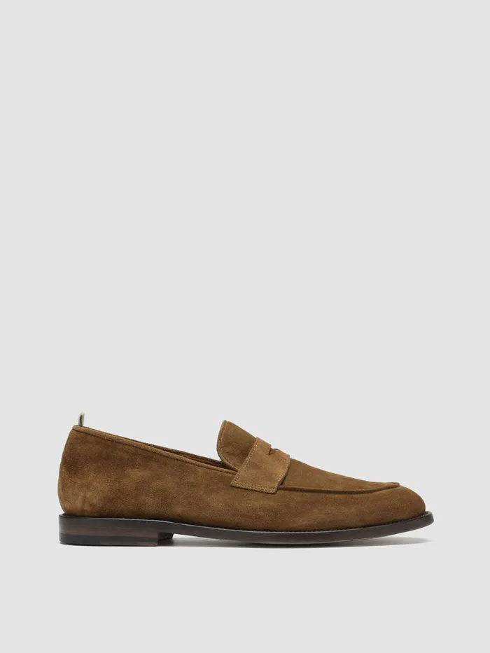 Officine Creative Loafers OPERA 001 Toscano Brown Suede Penny Loafers 8211 Men Officine Creative Loafers OPERA 001 Toscano Brown Suede Penny Loafers 8211 Men