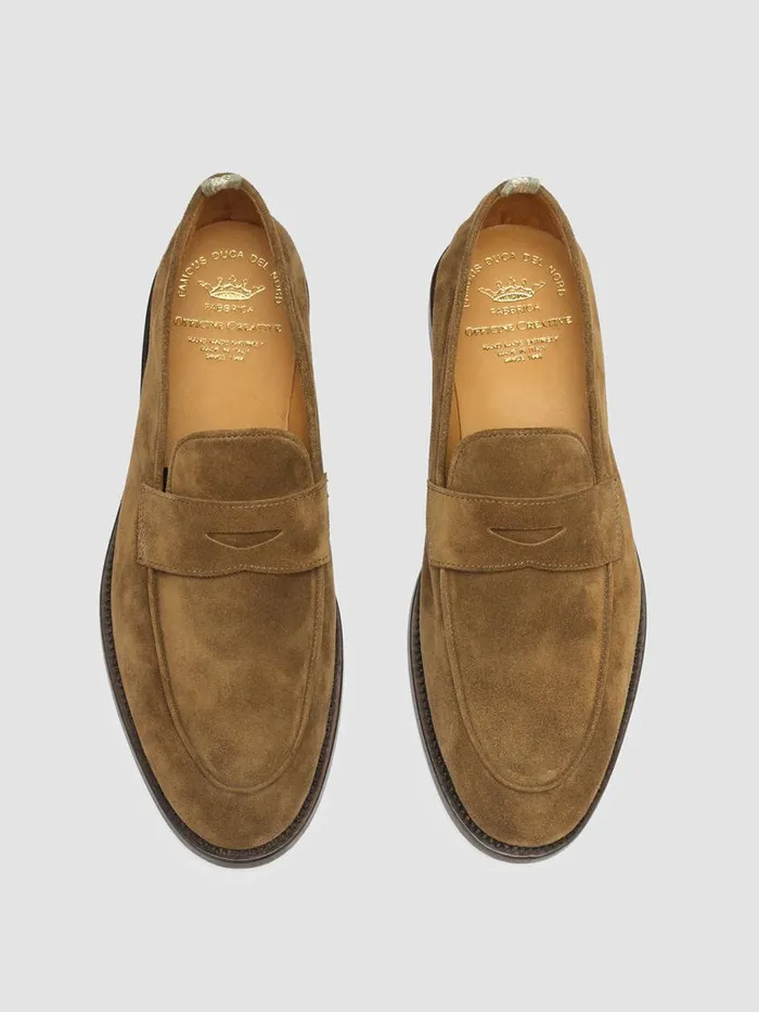 Officine Creative Loafers OPERA 001 Toscano Brown Suede Penny Loafers 8211 Men Officine Creative Loafers OPERA 001 Toscano Brown Suede Penny Loafers 8211 Men