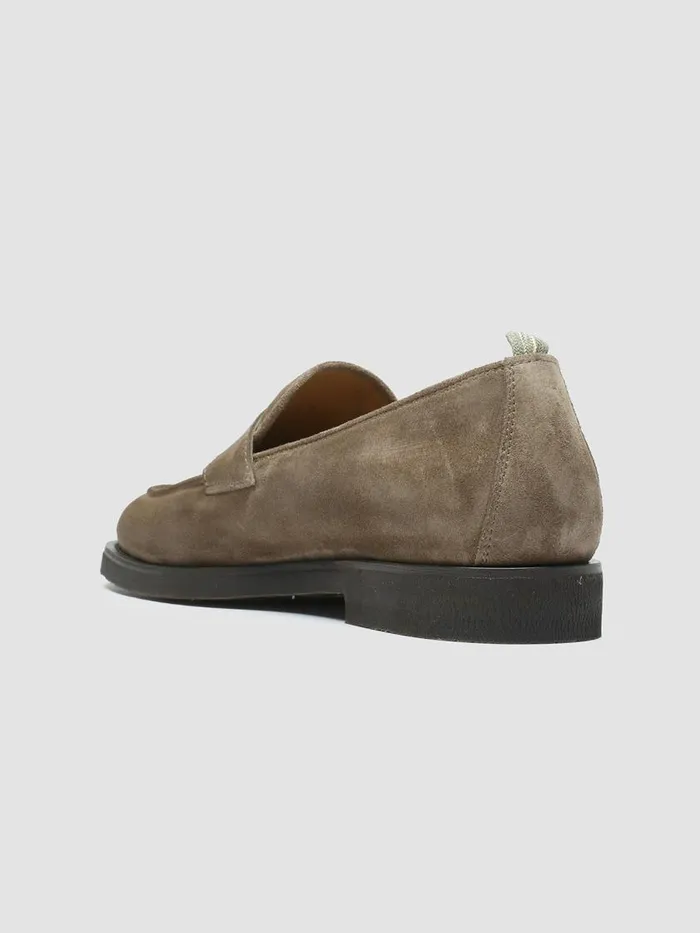 Officine Creative Loafers OPERA FLEXI 101 Tundra Taupe Suede Penny Loafers 8211 Men Officine Creative Loafers OPERA FLEXI 101 Tundra Taupe Suede Penny Loafers 8211 Men