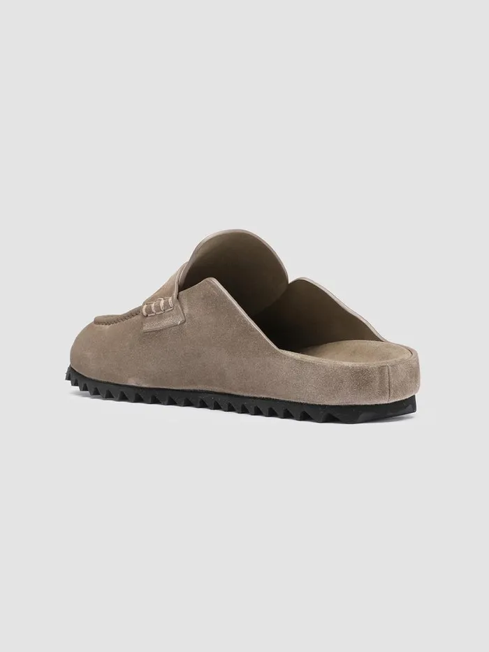 Officine Creative Mules PELAGIE 009 Flint Grey Suede Mules 8211 Women