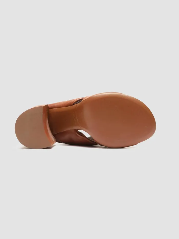 Officine Creative Sandals ESTHER 014 Toffee Brown Leather Sandals 8211 Women