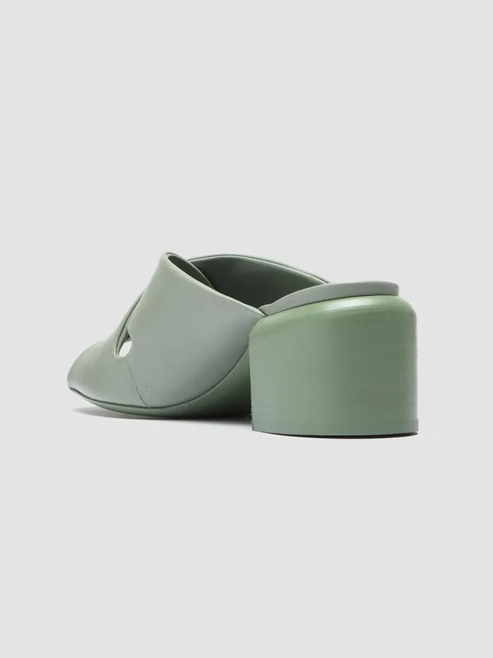 Officine Creative Sandals ETHEL 012 Jade Green Leather Sandals 8211 Women