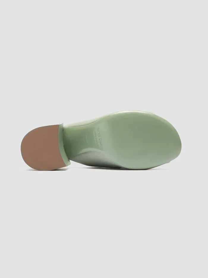 Officine Creative Sandals ETHEL 012 Jade Green Leather Sandals 8211 Women