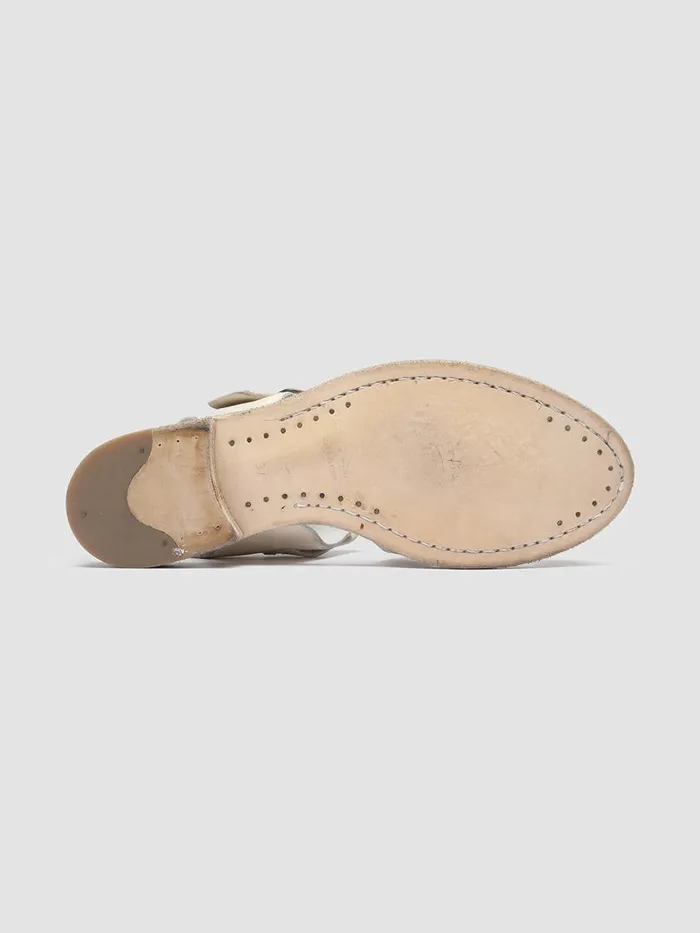 Officine Creative Sandals LEXIKON 536 Nebbia White Leather Sandals 8211 Women