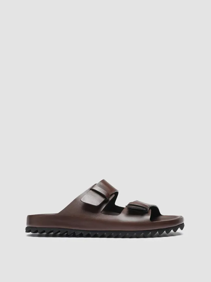 Officine Creative Sandals PELAGIE 003 Moro Brown Leather Sandals 8211 Women