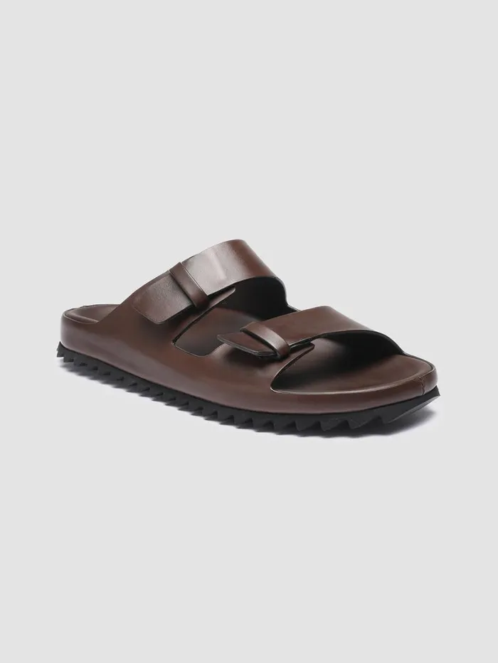 Officine Creative Sandals PELAGIE 003 Moro Brown Leather Sandals 8211 Women