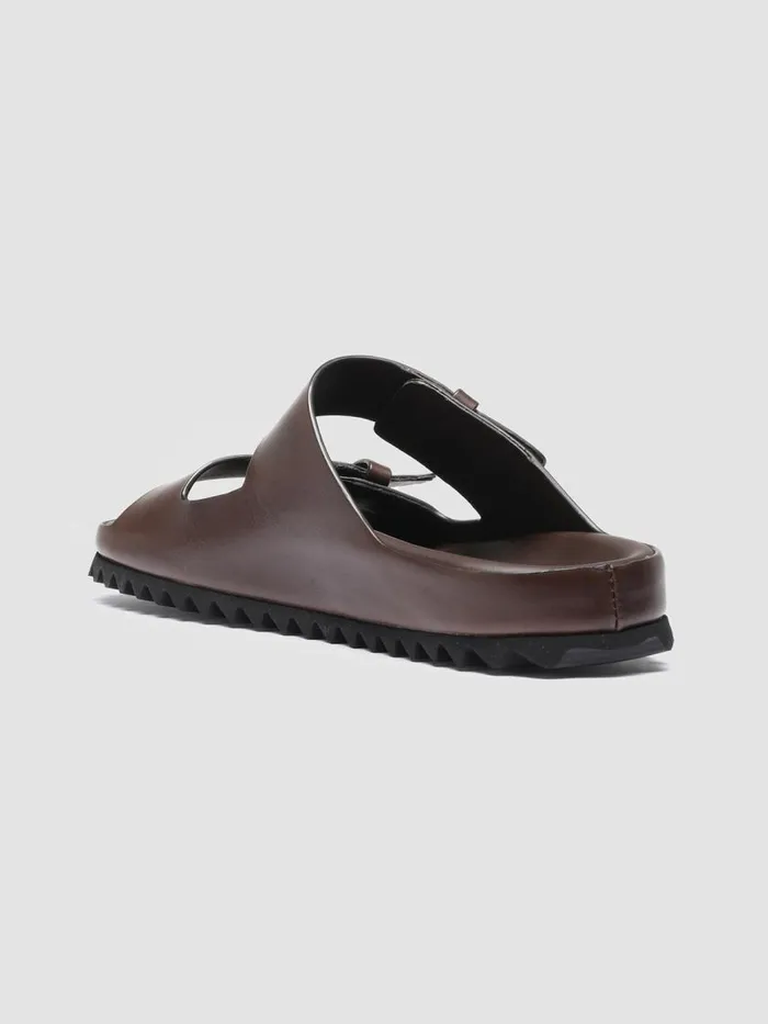 Officine Creative Sandals PELAGIE 003 Moro Brown Leather Sandals 8211 Women