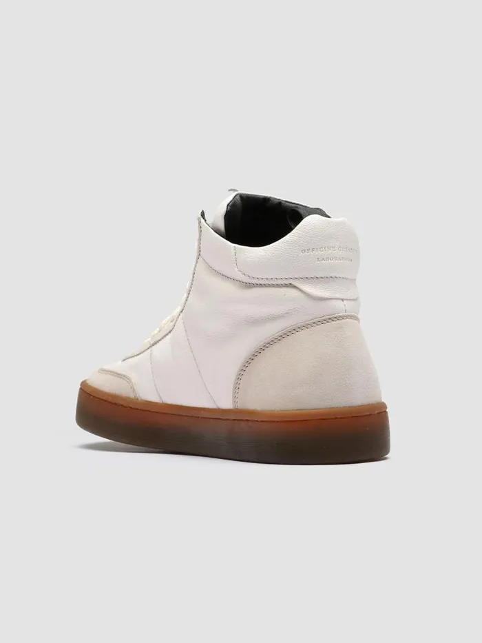 Officine Creative Sneakers KOMBINED 002 Ivory Tofu White Leather Sneakers Latex Sole 8211 Men