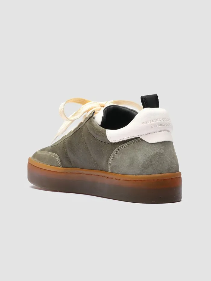 Officine Creative Sneakers KOMBINED 101 MilOlTofu Green Leather Sneakers Latex Sole 8211 Women