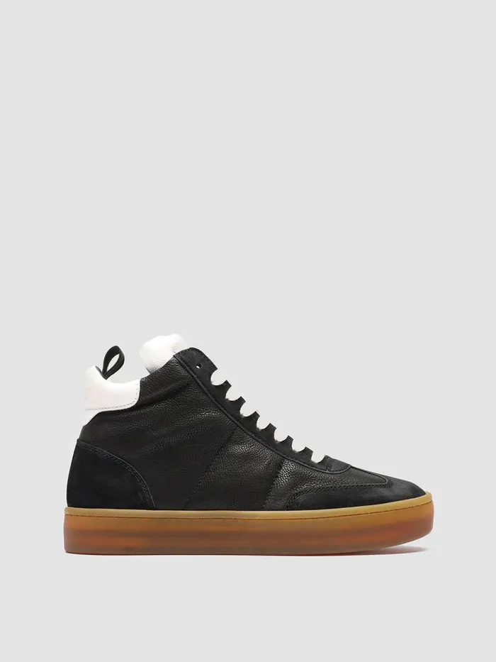 Officine Creative Sneakers KOMBINED 102 Black Tofu Black Leather Sneakers Latex Sole 8211 Women