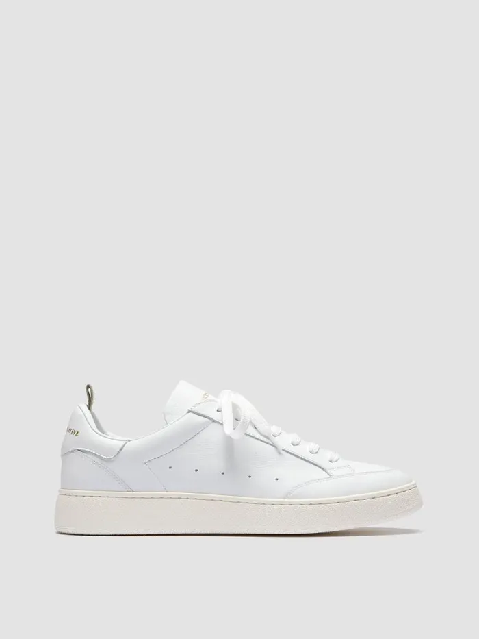 Officine Creative Sneakers MOWER 007 Bianco White Leather Sneakers 8211 Men