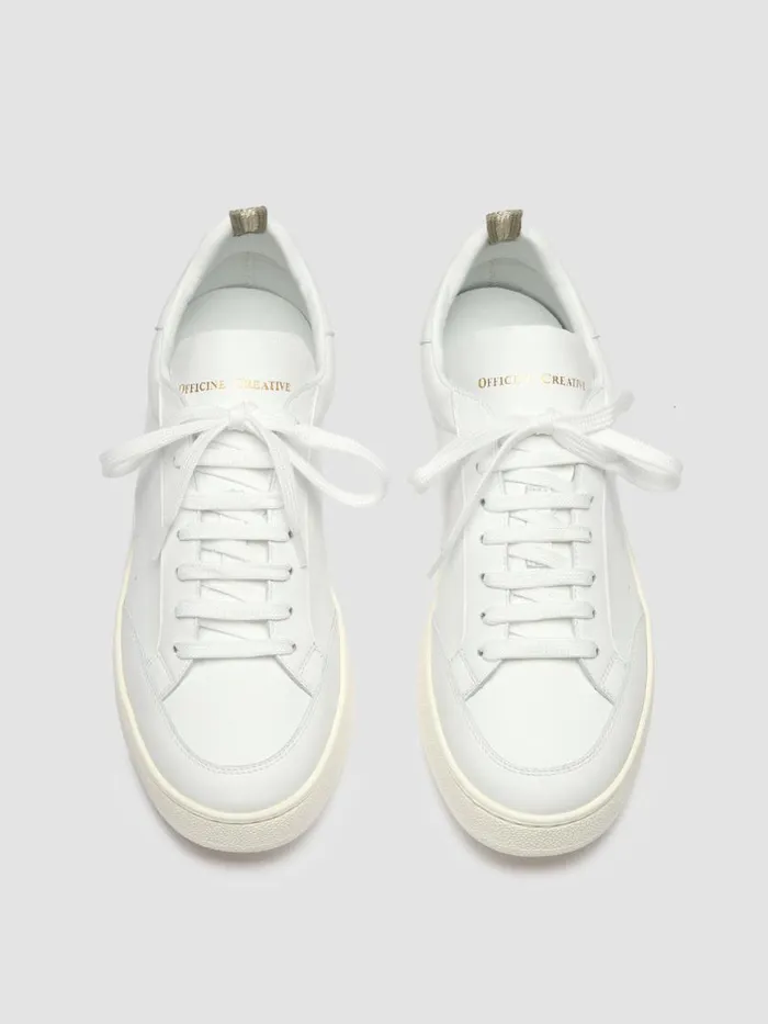 Officine Creative Sneakers MOWER 007 Bianco White Leather Sneakers 8211 Men