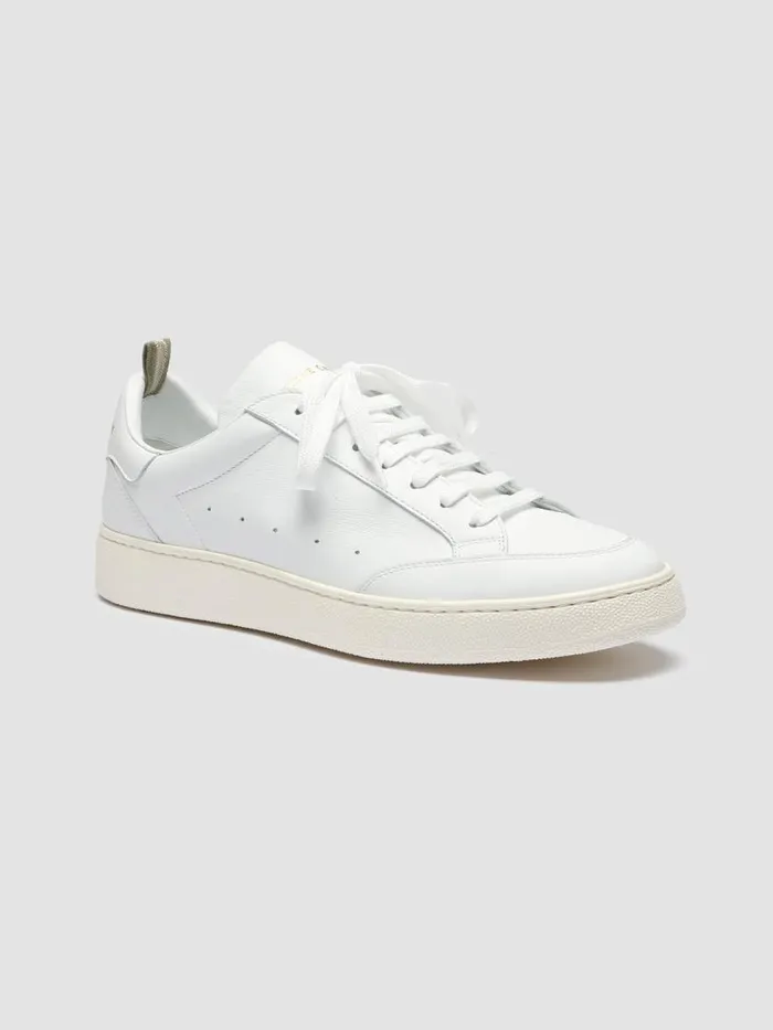 Officine Creative Sneakers MOWER 007 Bianco White Leather Sneakers 8211 Men
