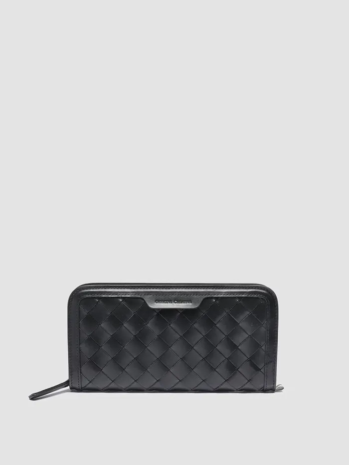 Officine Creative Wallets BERGE 101 Nero Black Leather Wallet 8211 Men