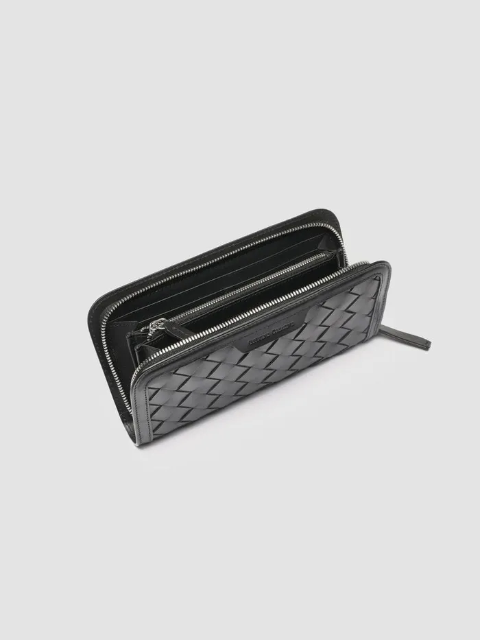 Officine Creative Wallets BERGE 101 Nero Black Leather Wallet 8211 Men