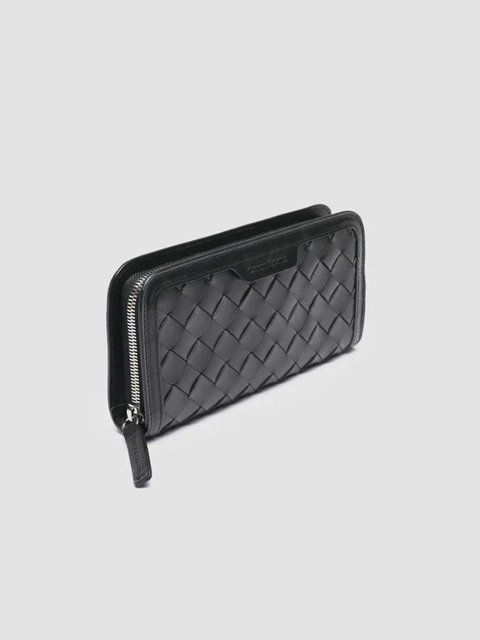 Officine Creative Wallets BERGE 101 Nero Black Leather Wallet 8211 Men
