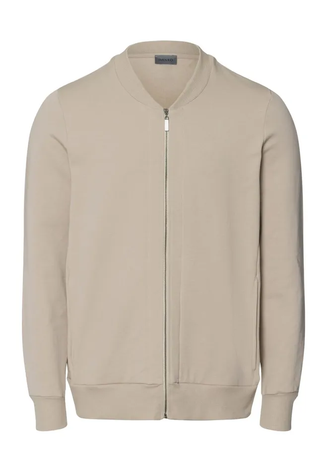 Organic Cotton ZipUp Jacket Savanna Men HANRO Tops and Tees