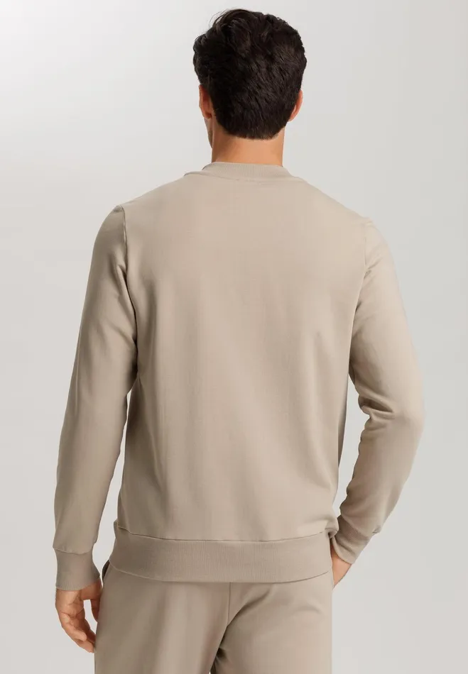 Organic Cotton ZipUp Jacket Savanna Men HANRO Tops and Tees