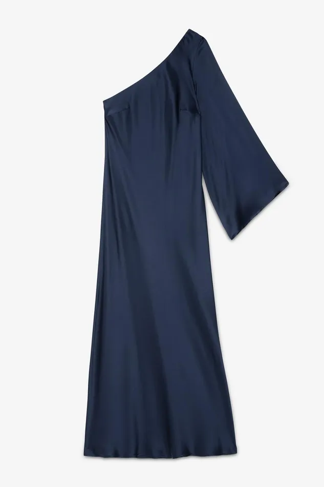 Ottod039Ame Asymmetric Viscose Long Dress Women Dresses