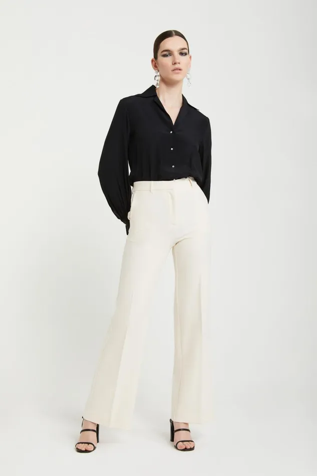 Ottod039Ame Body Shirt With Pleats Women Shirts and Tops