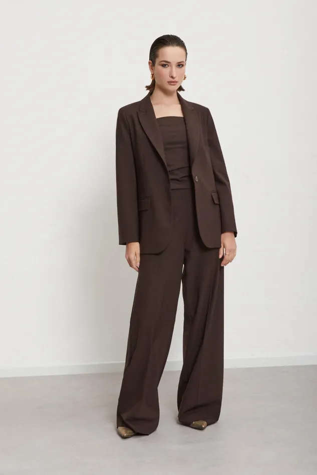 Ottod039Ame Jacket With 1 Button Women Blazers and Jackets