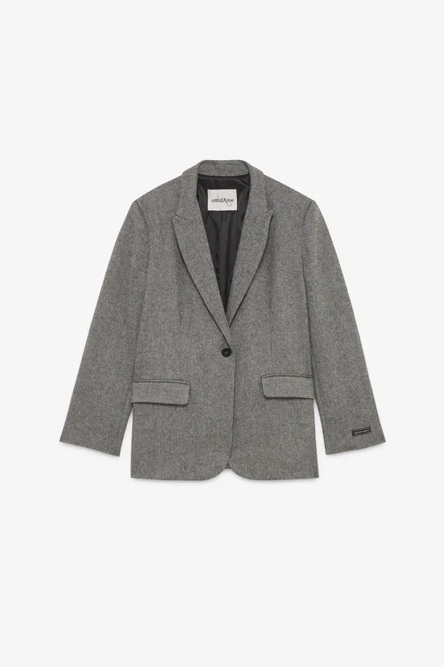 Ottod039Ame Jacket With 1 Button Women Blazers and Jackets
