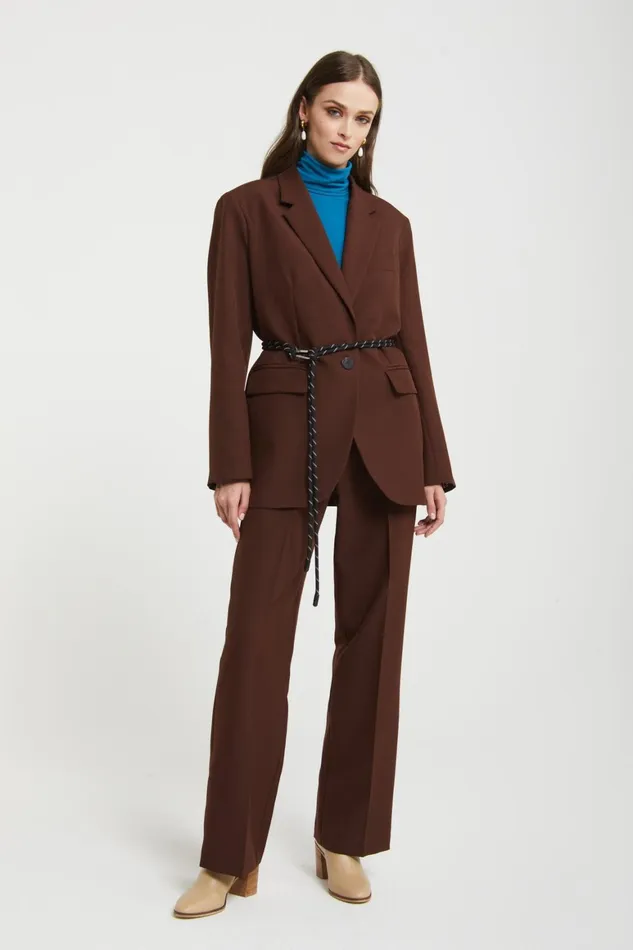 Ottod039Ame Jacket With Belt Women Blazers and Jackets