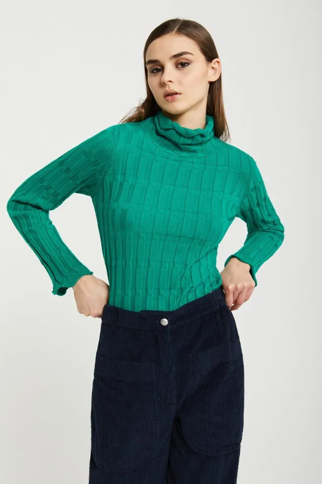 Ottod039Ame Jumper With 3D Effect Women Knitwear and TShirts