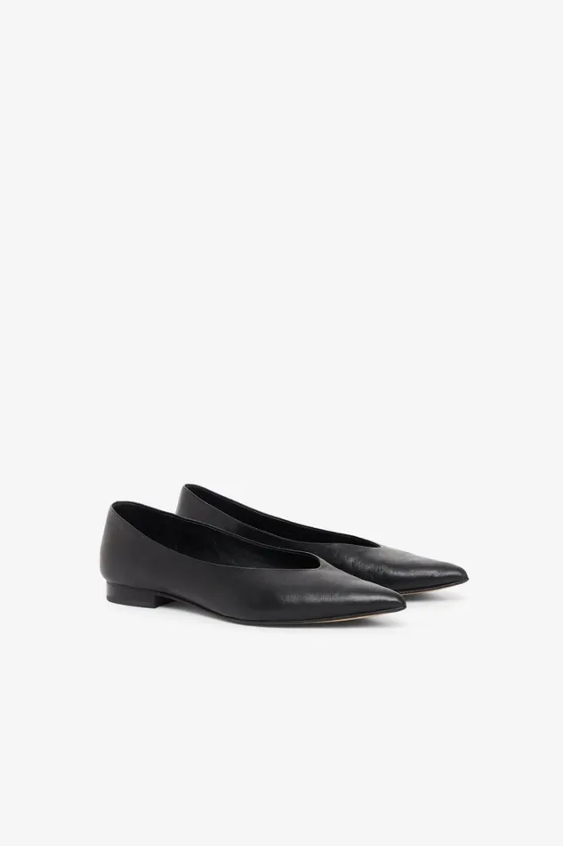 Ottod039Ame Leather Pointedtoe Ballet Flats Women Shoes