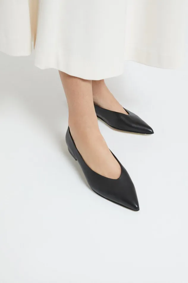 Ottod039Ame Leather Pointedtoe Ballet Flats Women Shoes