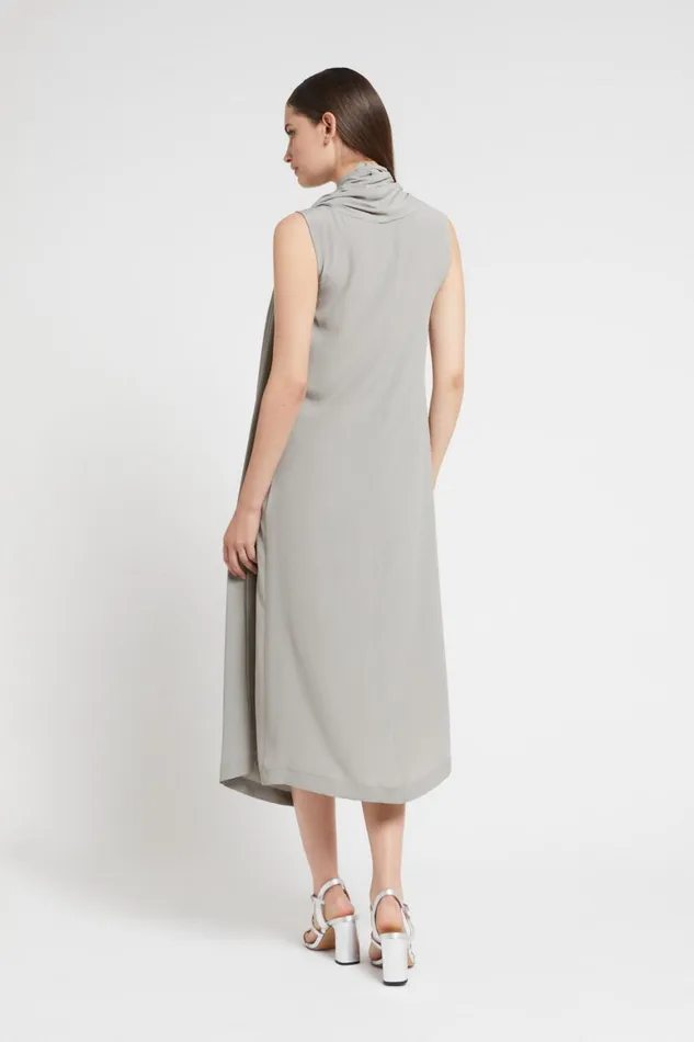 Ottod039Ame Midi Dress With Scarf Women Dresses