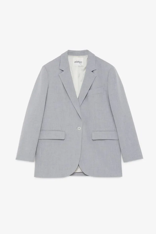 Ottod039Ame Onebutton Jacket Women Blazers and Jackets