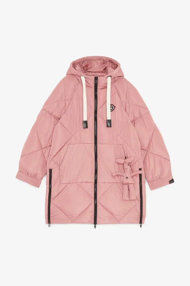 Ottod039Ame Quilted Puffer Midi Jacket Women Down Jackets
