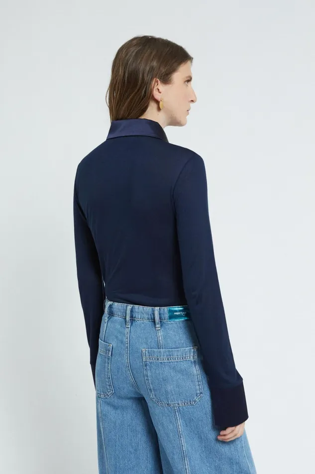 Ottod039Ame Viscose And Silk Shirt Women Shirts and Blouses