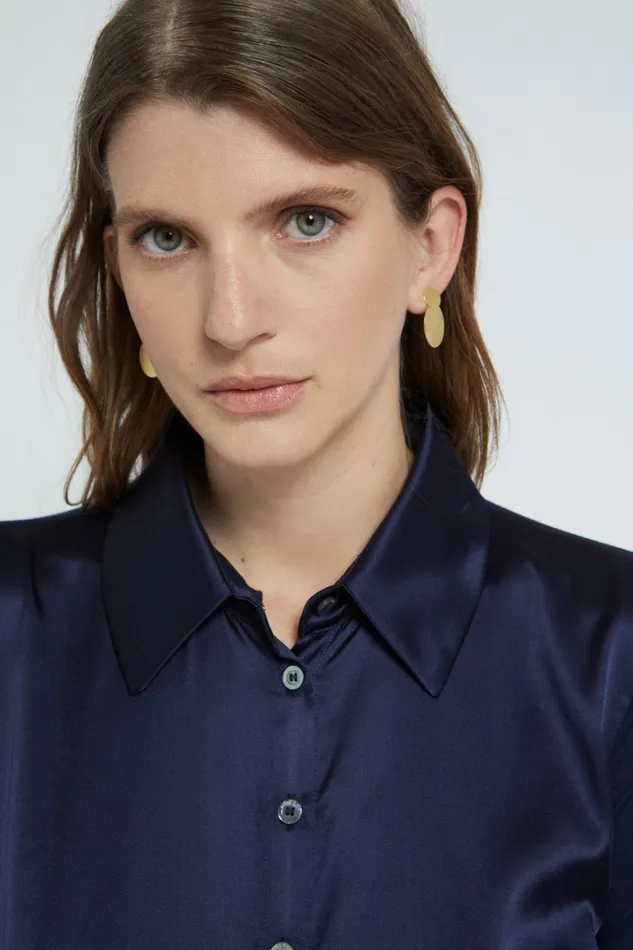 Ottod039Ame Viscose And Silk Shirt Women Shirts and Blouses