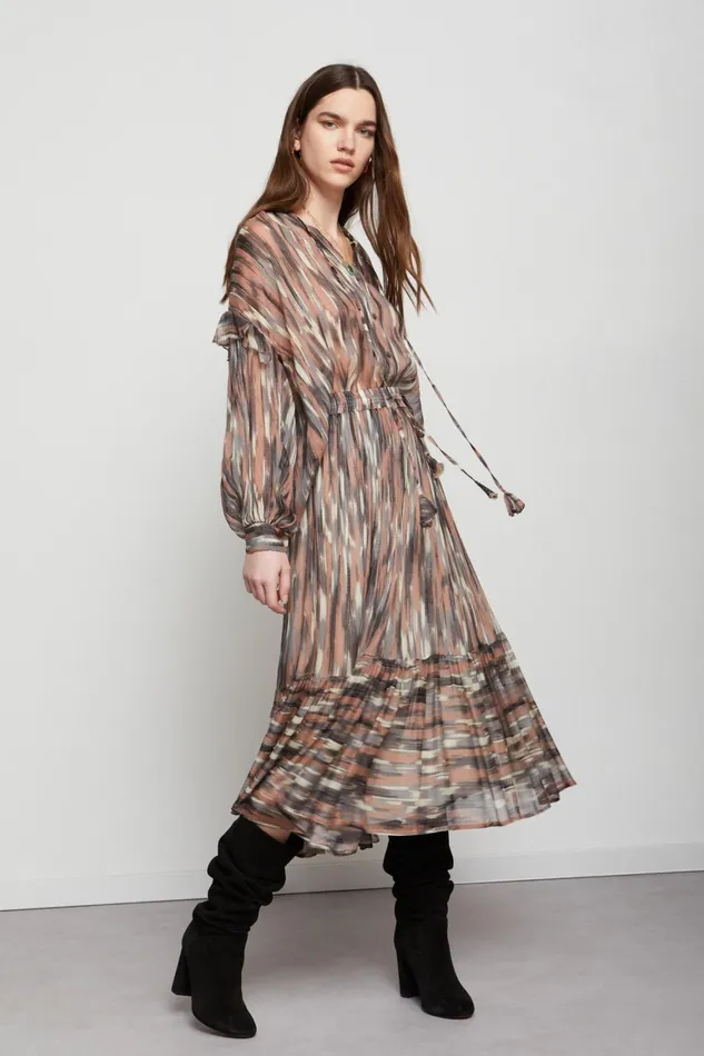 Ottod039Ame Viscose Skirt With Frill Women Skirts