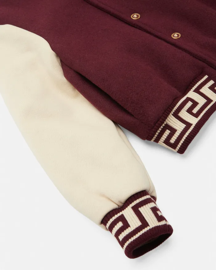Outerwear Kids Versace Logo Bomber Jacket Redwhite