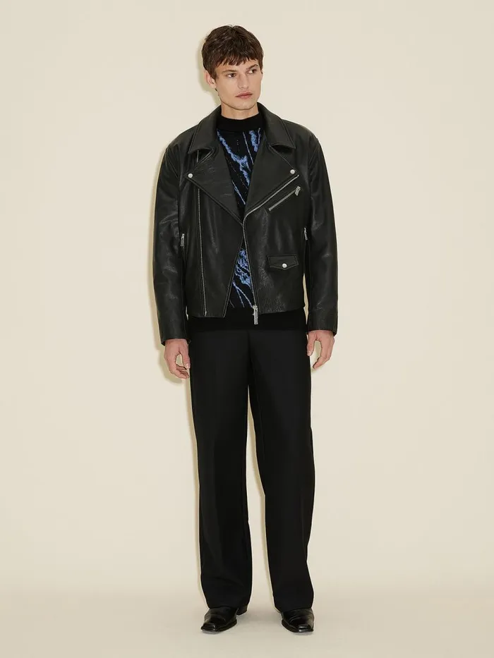 Outerwear Men Holzweiler Jon Biker Jacket Black