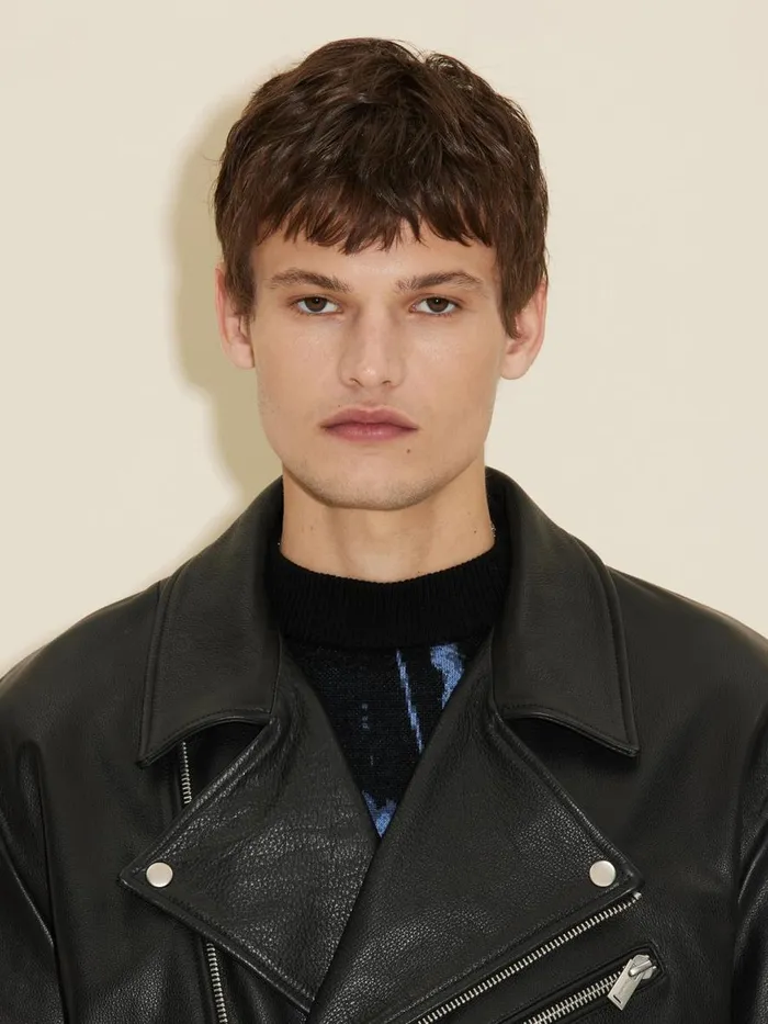 Outerwear Men Holzweiler Jon Biker Jacket Black