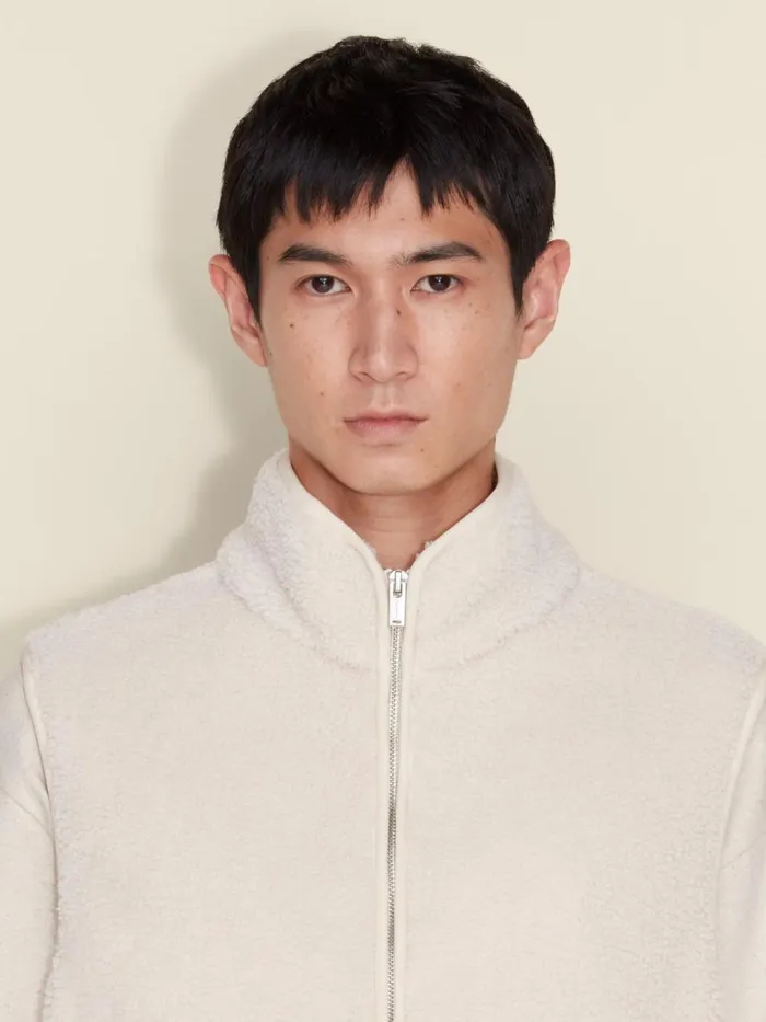 Outerwear Men Holzweiler Min Fleece Vest Ecru
